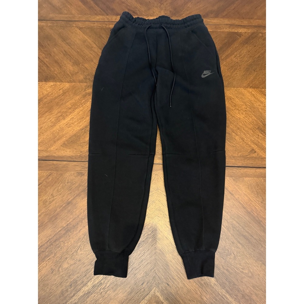 Nike Sportswear Tech Fleece Joggers Black Tapered Sweatpants Mens Small